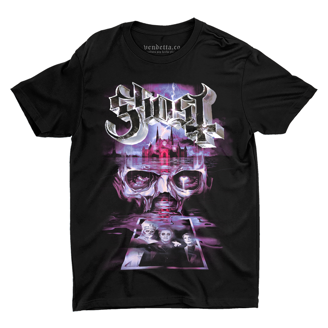 Playera Ghost - Skeletá (CAPE FEAR)