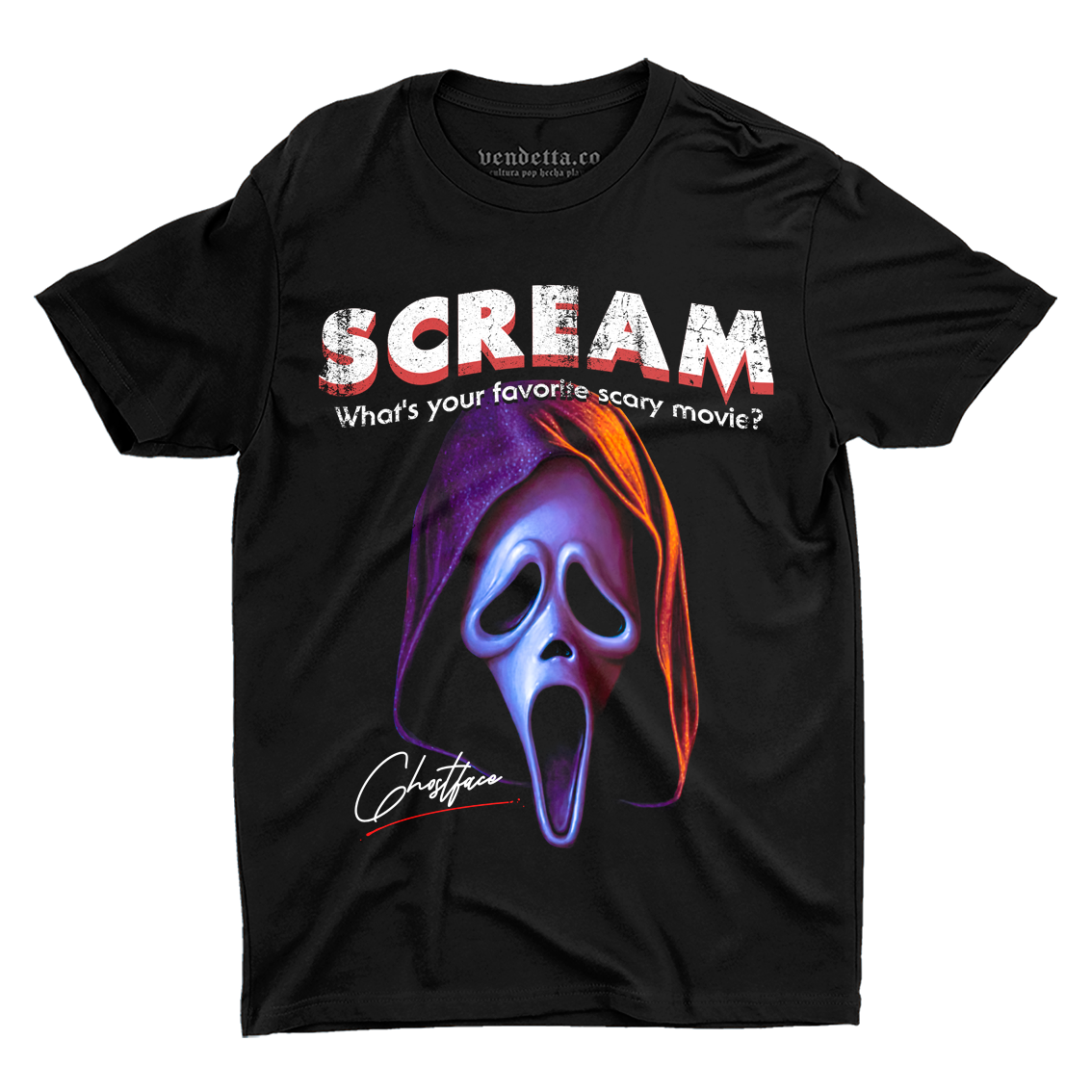 Playera Scream - Slasher rockstars