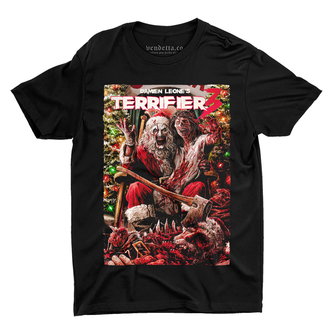 Playera Terrifier 3 - Santa’s lap