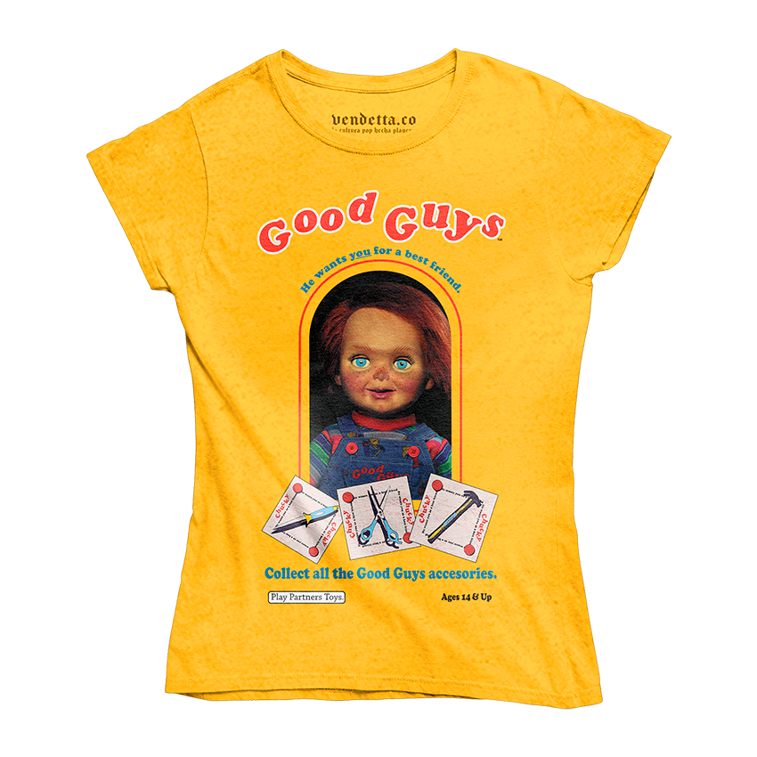 Playera Chucky Good Guys - El Muñeco Diabólico - Vendetta Co