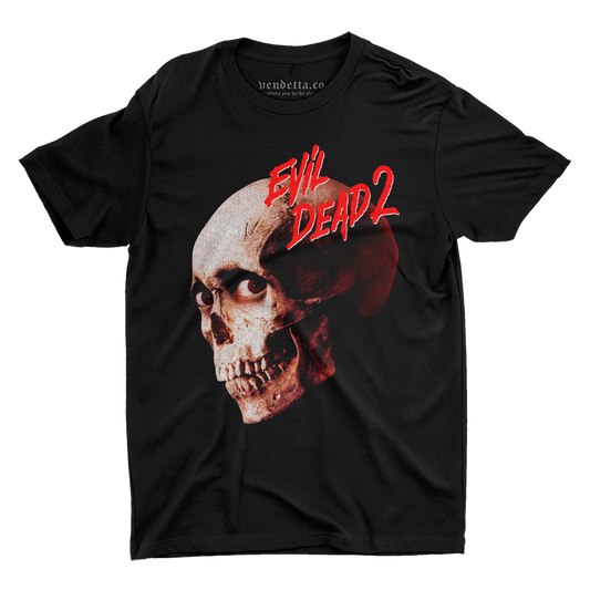 Playera Evil Dead 2 – Camiseta de Terror Clásico con Calavera | Vendetta Co