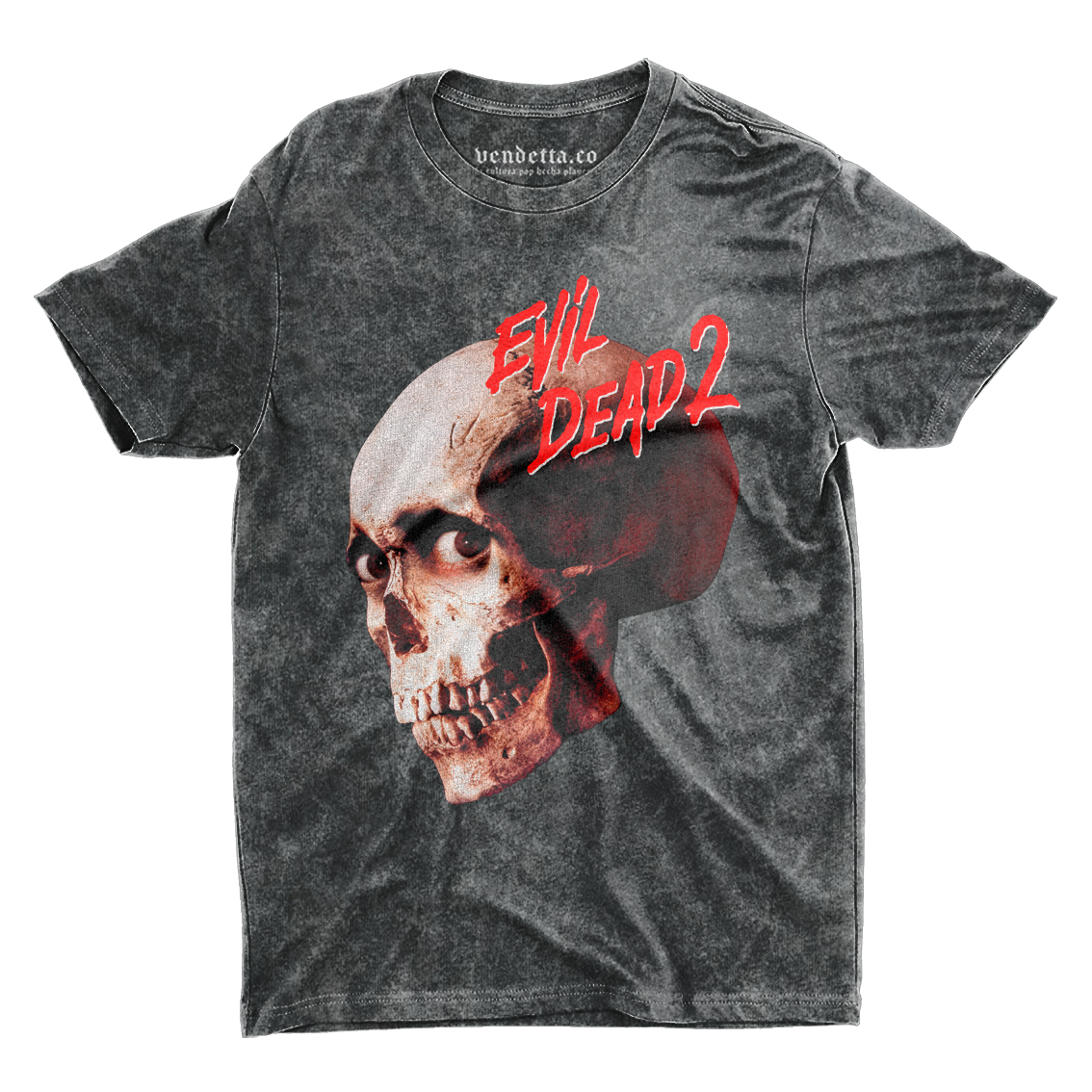 Playera Evil Dead 2 – Camiseta de Terror Clásico con Calavera | Vendetta Co