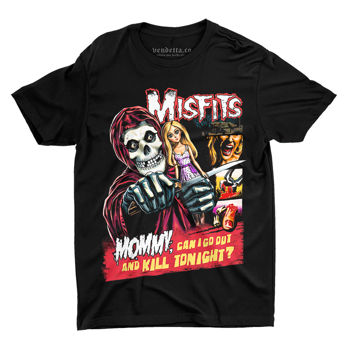Playera Misfits - Mommy Can I Go Out and Kill Tonight | Vendetta Co