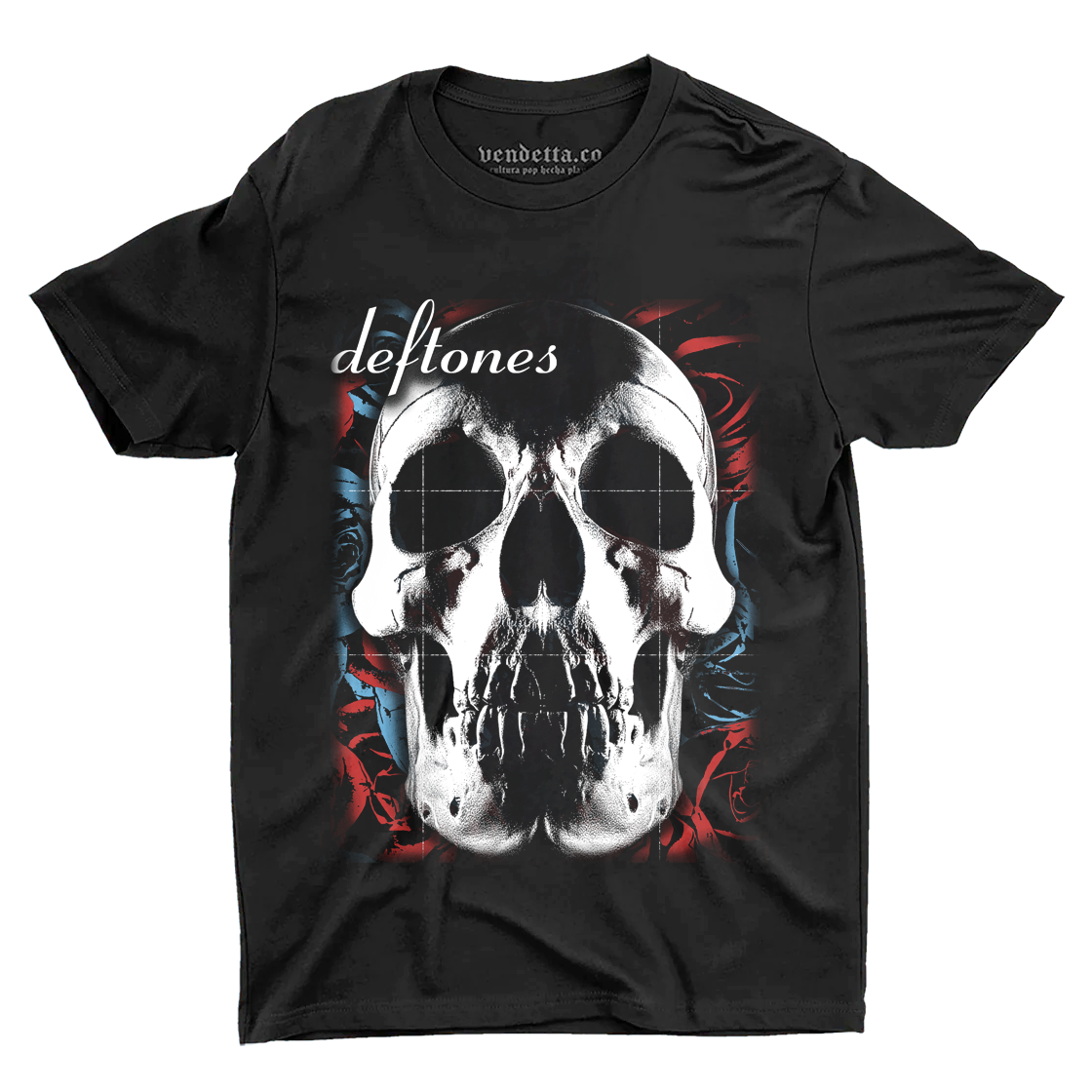 Playera Deftones Self Titled – Camiseta de deftones skull cráneo | Vendetta Co