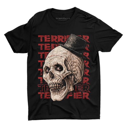 Playera Terrifier Skull - Calavera de Art el Payaso | Vendetta Co